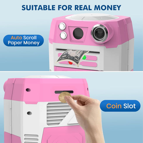 Piggy Bank for Kids, Teen Girls 8-12 Years Old Birthday Toy